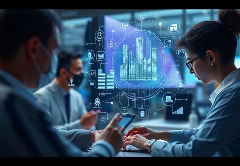 Representação visual: Como a IA está transformando o mercado de trabalho: oportunidades e desafios emergentes