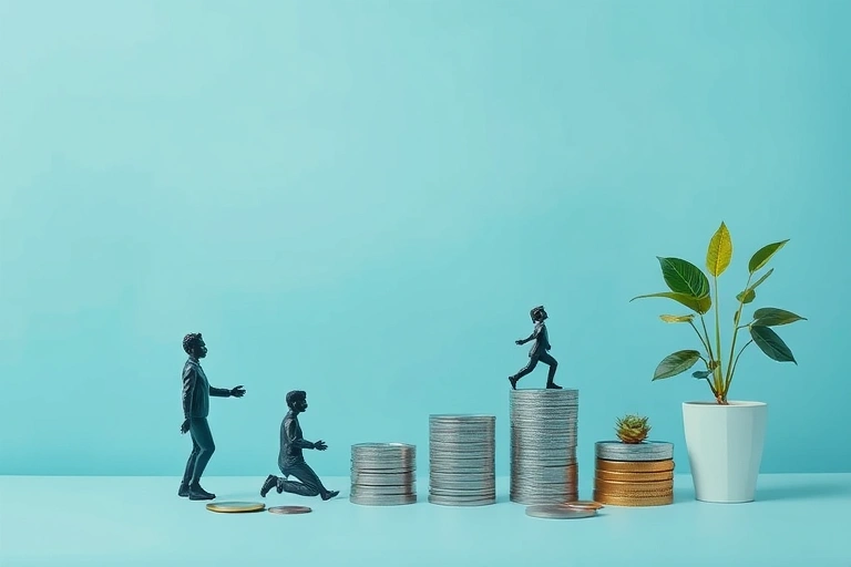 Conceitos visuais relacionados a Como transformar R$50 em um investimento de sucesso: lições de investidores de 2025